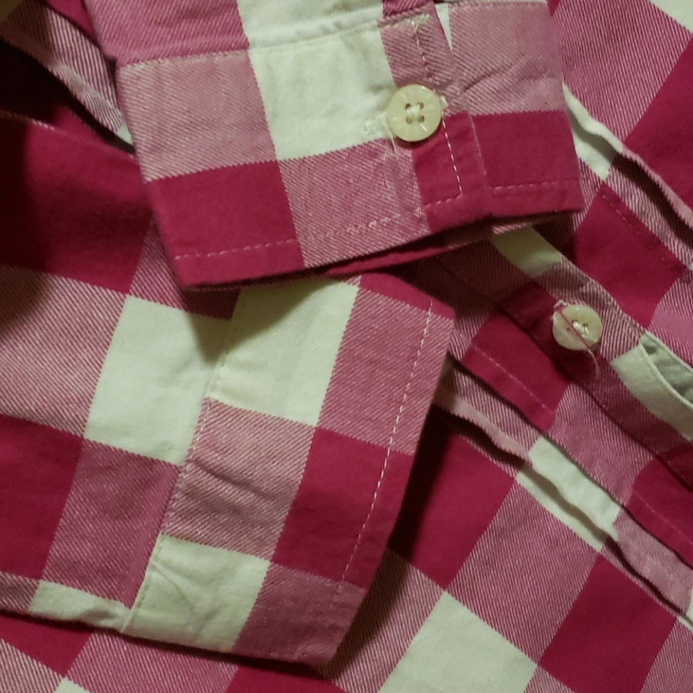 1989 PLACE PINK PLAID SHIRT SIZE5/6 S - Picture 8 of 8